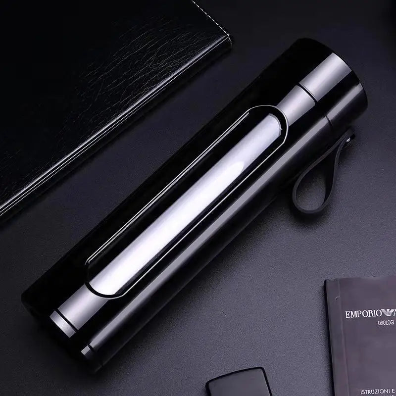 AIWILL Glass Water Bottle Portable double office cup