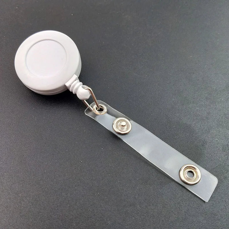 High Quality Silicone Retractable Nurse Badge Holder Clip