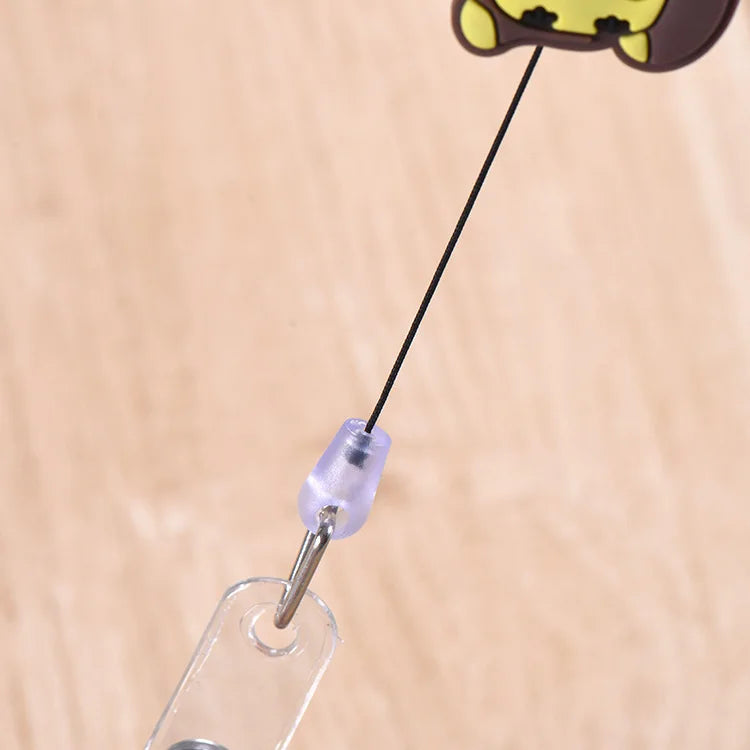 High Quality Silicone Retractable Nurse Badge Holder Clip