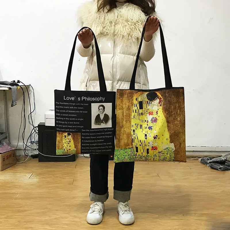 Thank You Doctor & Nurse Women Totes Nurse Angel with Wings Fashion Handbag Girls with Crown Canvas Shoulder Bag Shopping Bags