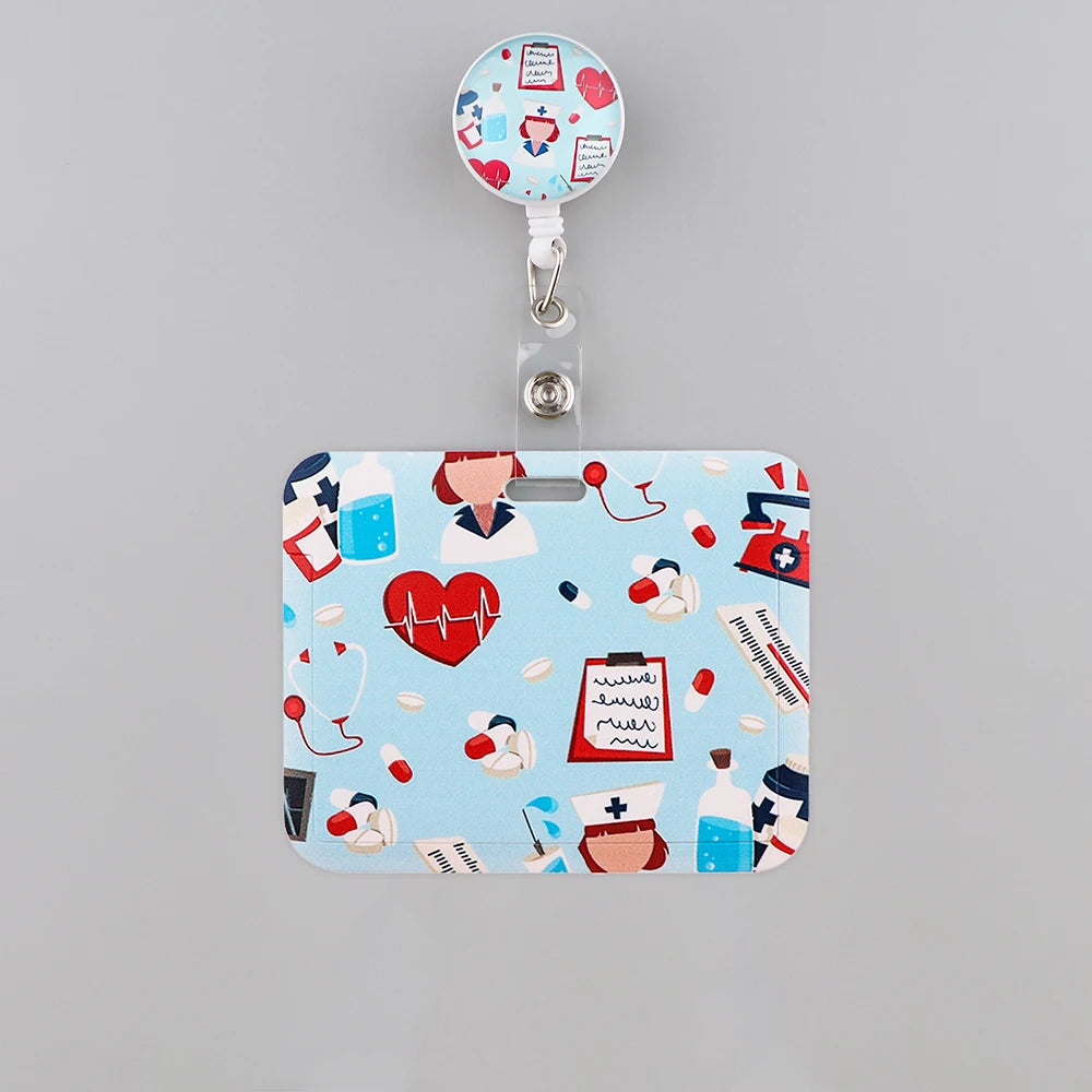 Grey's Anatomy Retractable Badge Holder Reel Nurse Exhibition Card Holder