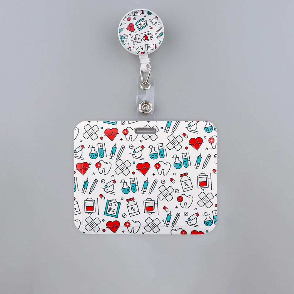 Grey's Anatomy Retractable Badge Holder Reel Nurse Exhibition Card Holder