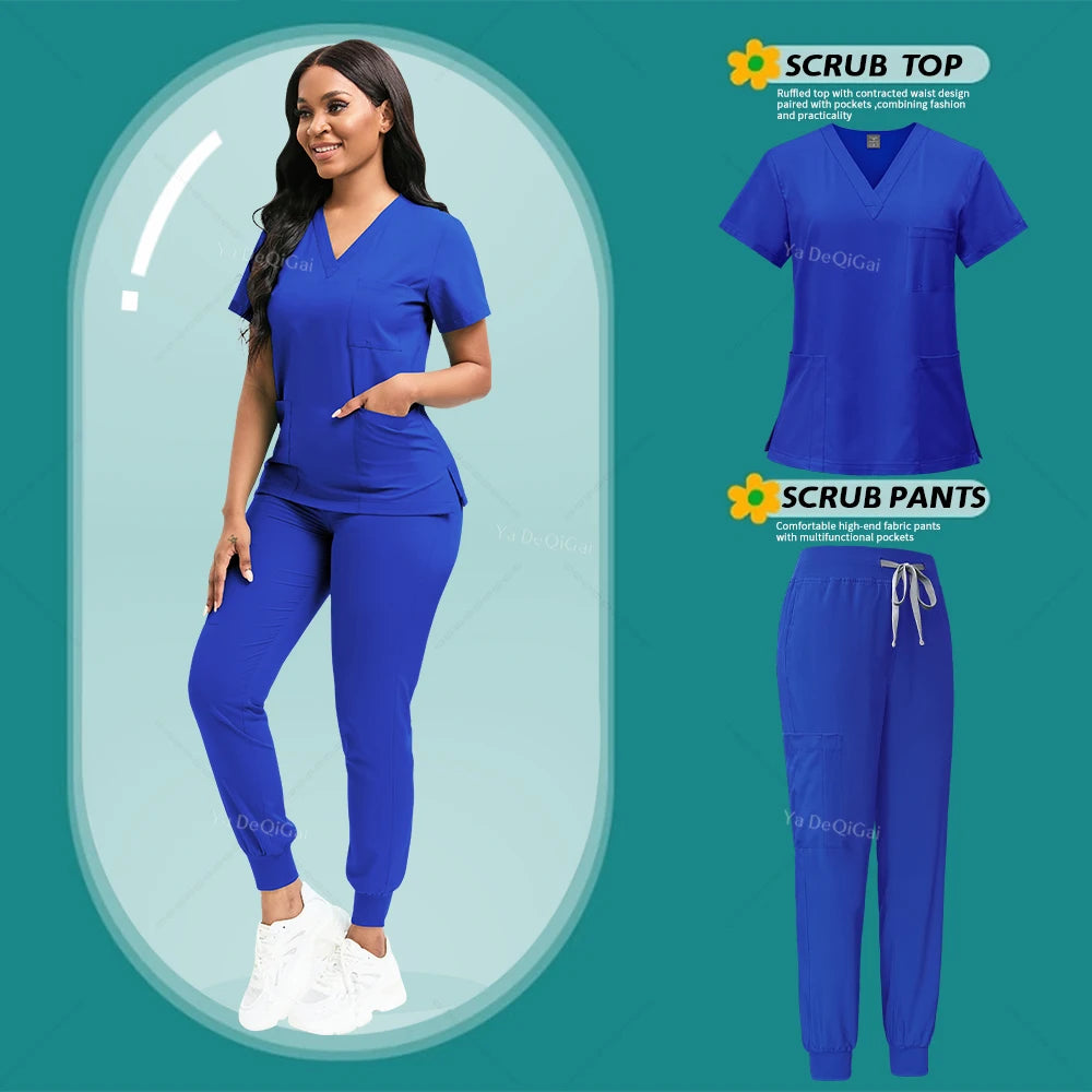 Newest Nursing White Doctor Nurse Uniforms Medical Clothing