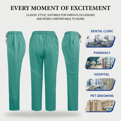 Medical Clothing for Men Hospital Uniform Scrub Suit Men Surgical Work Clothes