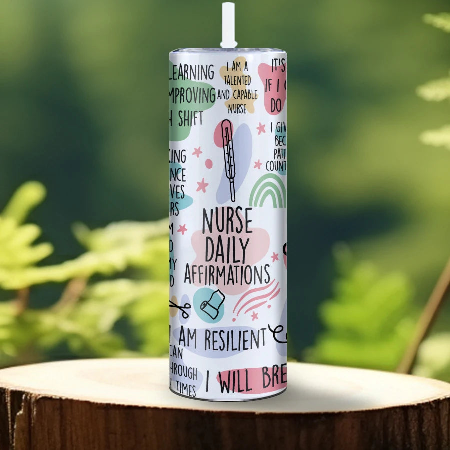 3d Print Tumblers Insulated Straight Water Cups Gift For Nurse