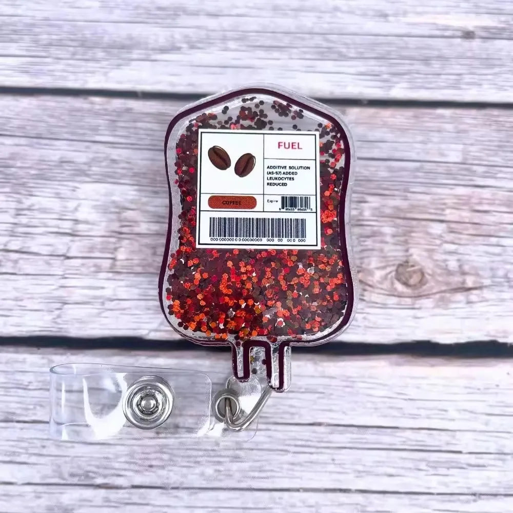 Retractable Badge Holder Nurse Doctor Id/Ic Work Card Holder Badge Clip Office Supplies