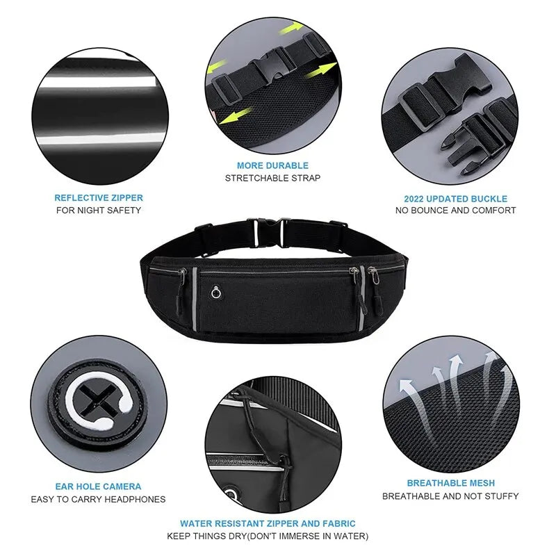 Professional Running Waist Bag Sports Belt