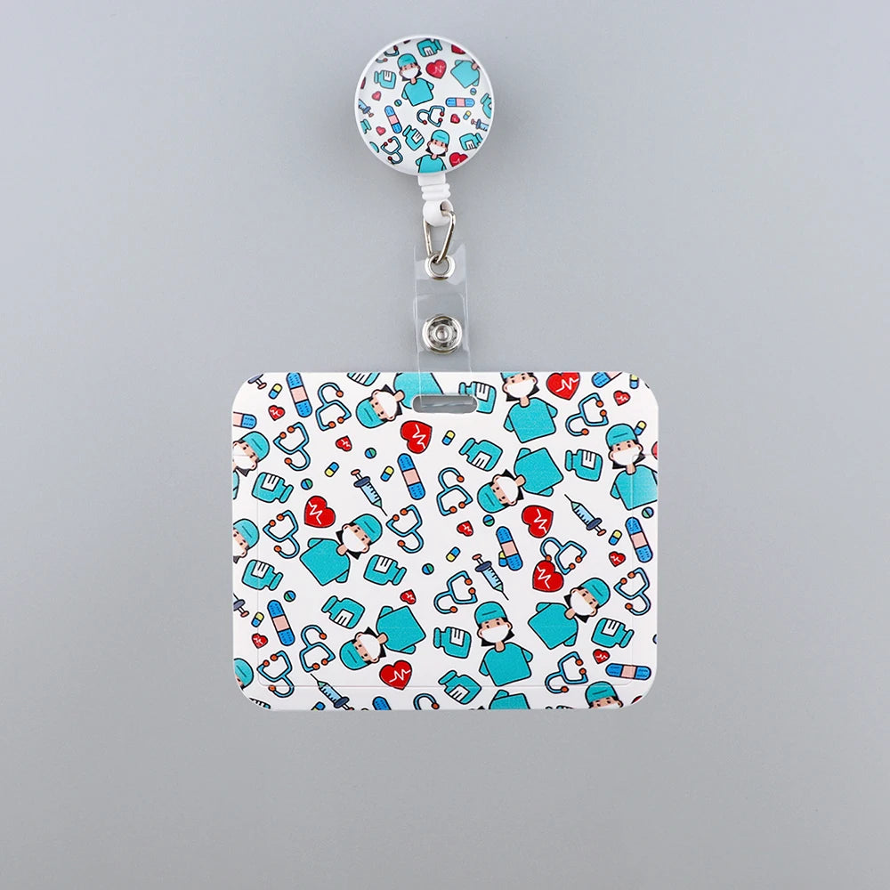 Grey's Anatomy Retractable Badge Holder Reel Nurse Exhibition Card Holder