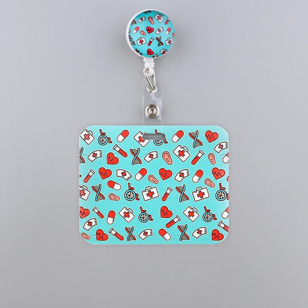 Grey's Anatomy Retractable Badge Holder Reel Nurse Exhibition Card Holder