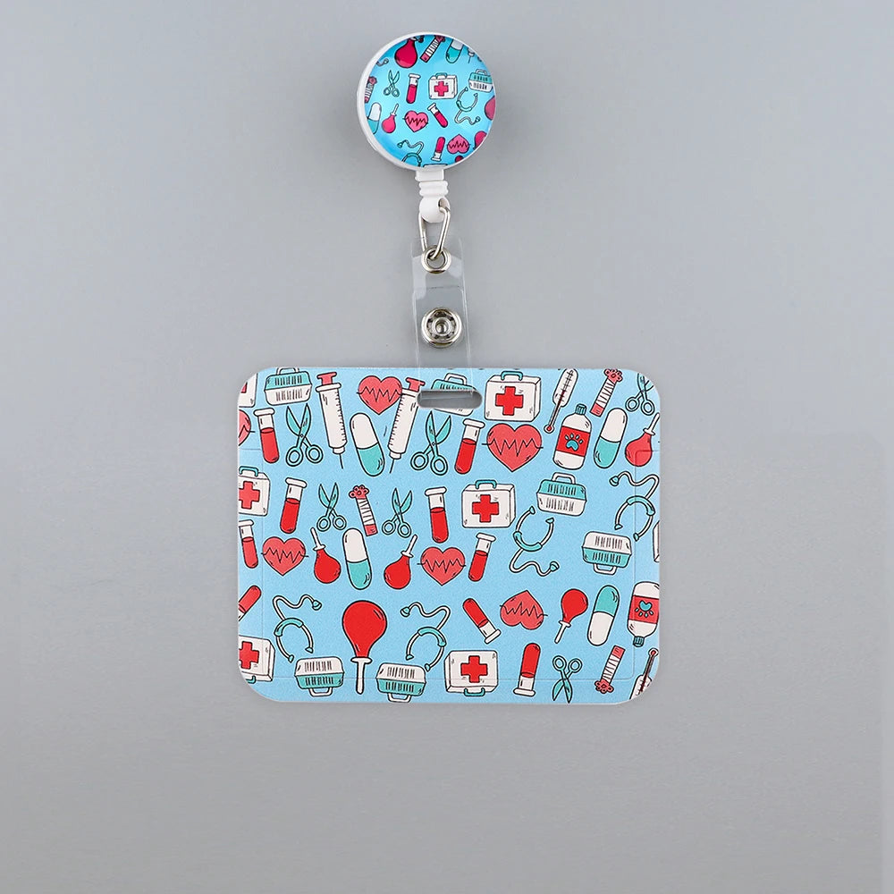 Grey's Anatomy Retractable Badge Holder Reel Nurse Exhibition Card Holder