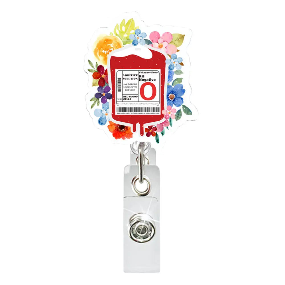 Retractable Badge Holder Nurse Doctor Id/Ic Work Card Holder Badge Clip Office Supplies